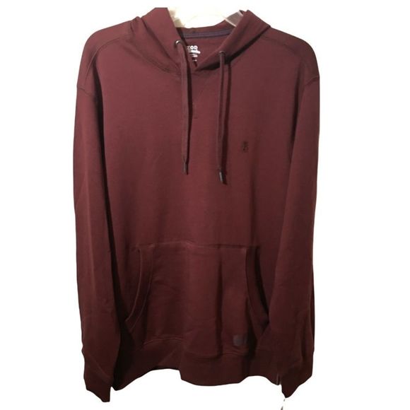 Izod Big & Tall Saltwater French Terry Hooded Sweatshirt Men’s Size 1X Pullover - Picture 2 of 7